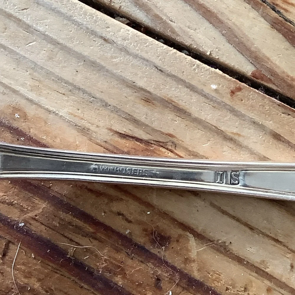 Wm Rogers 1937 Cotillion Pattern Silver Plate 4 Antique Salad Forks
